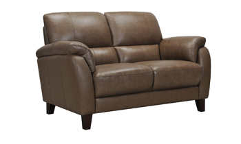 Montclair Latte Leather Loveseat Montclair Latte Leather Loveseat