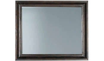 Cooper Beach Bark Landscape Mirror - Detail Distressed brown mirror from the Cooper Beach Bark Collection can decorate any room in your home.