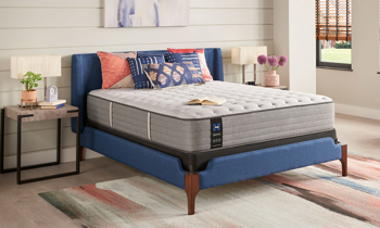 Sealy Posturepedic® Silver Pine 12.5” Twin Tight Top Contour Mattress - Adjustable Base The Sealy Posturepedic Silver Pine Mattress works with adjustable bases.