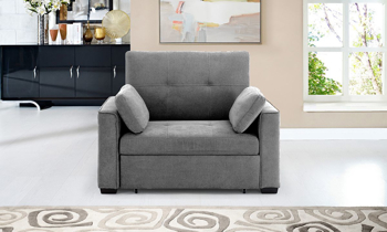 Nantucket Twin Sleeper Chair Light Gray Nantucket Twin Sleeper Chair Light Gray