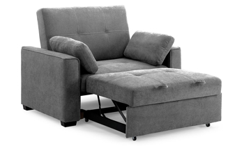 Nantucket Light Gray Twin Sleeper Chair Nantucket Light Gray Twin Sleeper Chair