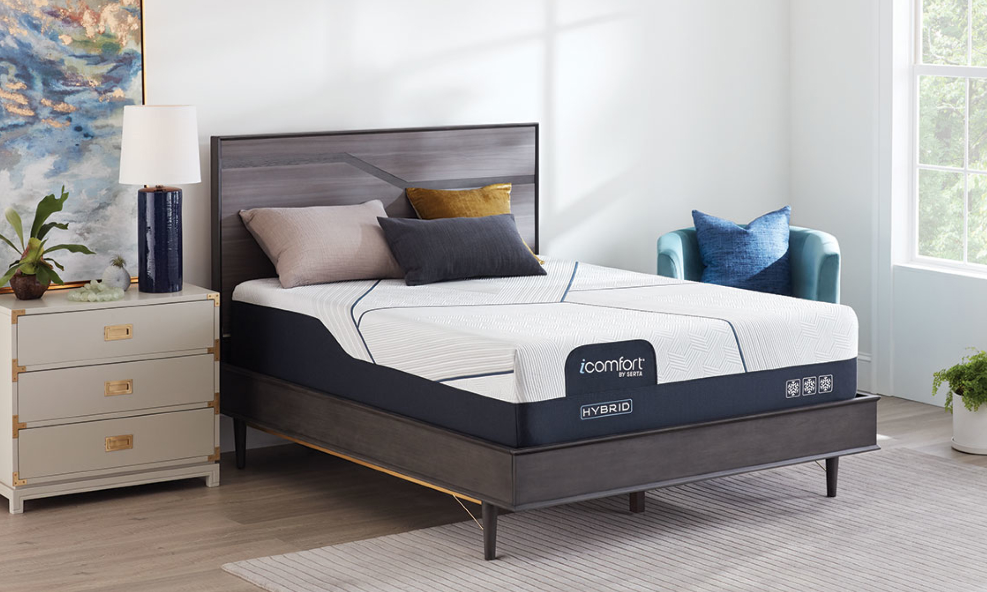 Serta iComfort Serta iComfort contours and cradles you helping you get a good night's sleep.